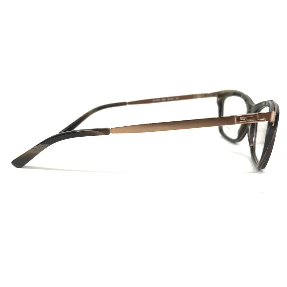Ralph Lauren Eyeglasses Frames RL 6165 5634 Brown Horn Gold Cat Eye 54-16-140